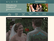 Tablet Screenshot of meaningfulmarriages.com